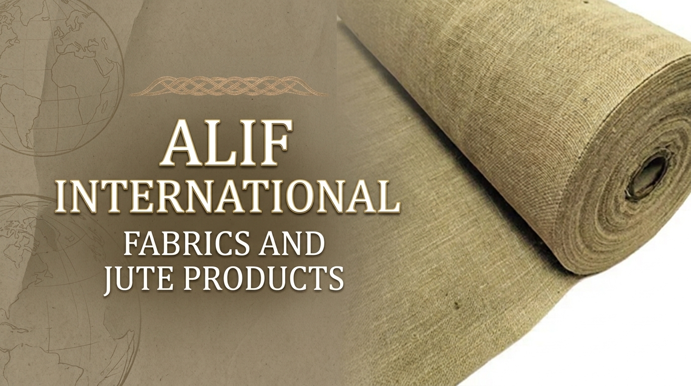 Alif International natural jute fabric